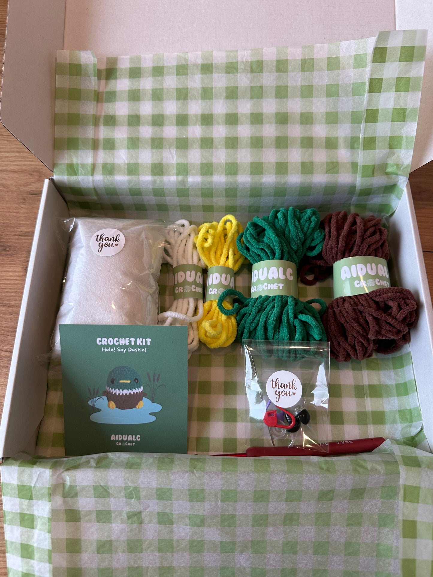 Dustin el Pato Mallard Kit de Crochet