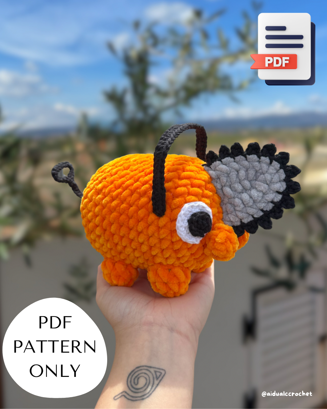 Pochita Häkelmuster PDF