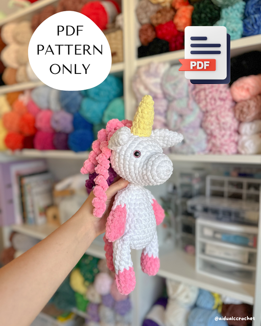 Lunnaris Unicorn Crochet PDF Pattern