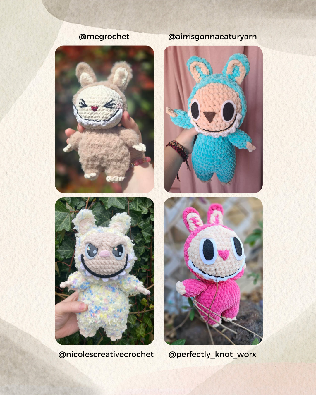 Labubu Crochet PDF Pattern