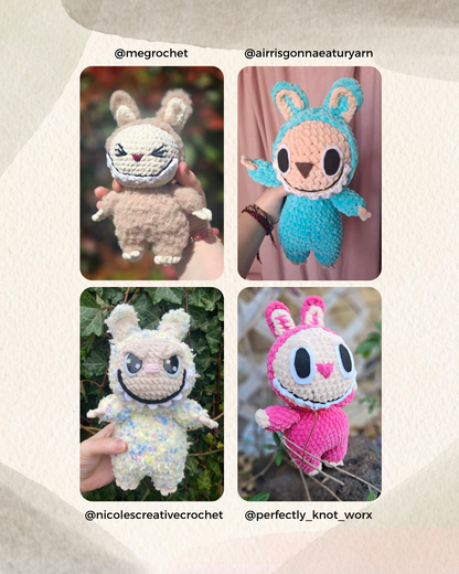 Labubu Crochet PDF Pattern