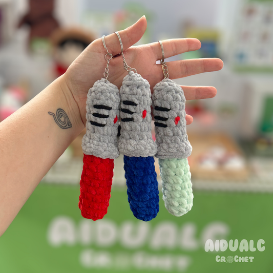 Star Wars Lightsaber Keychain Aidualc Crochet