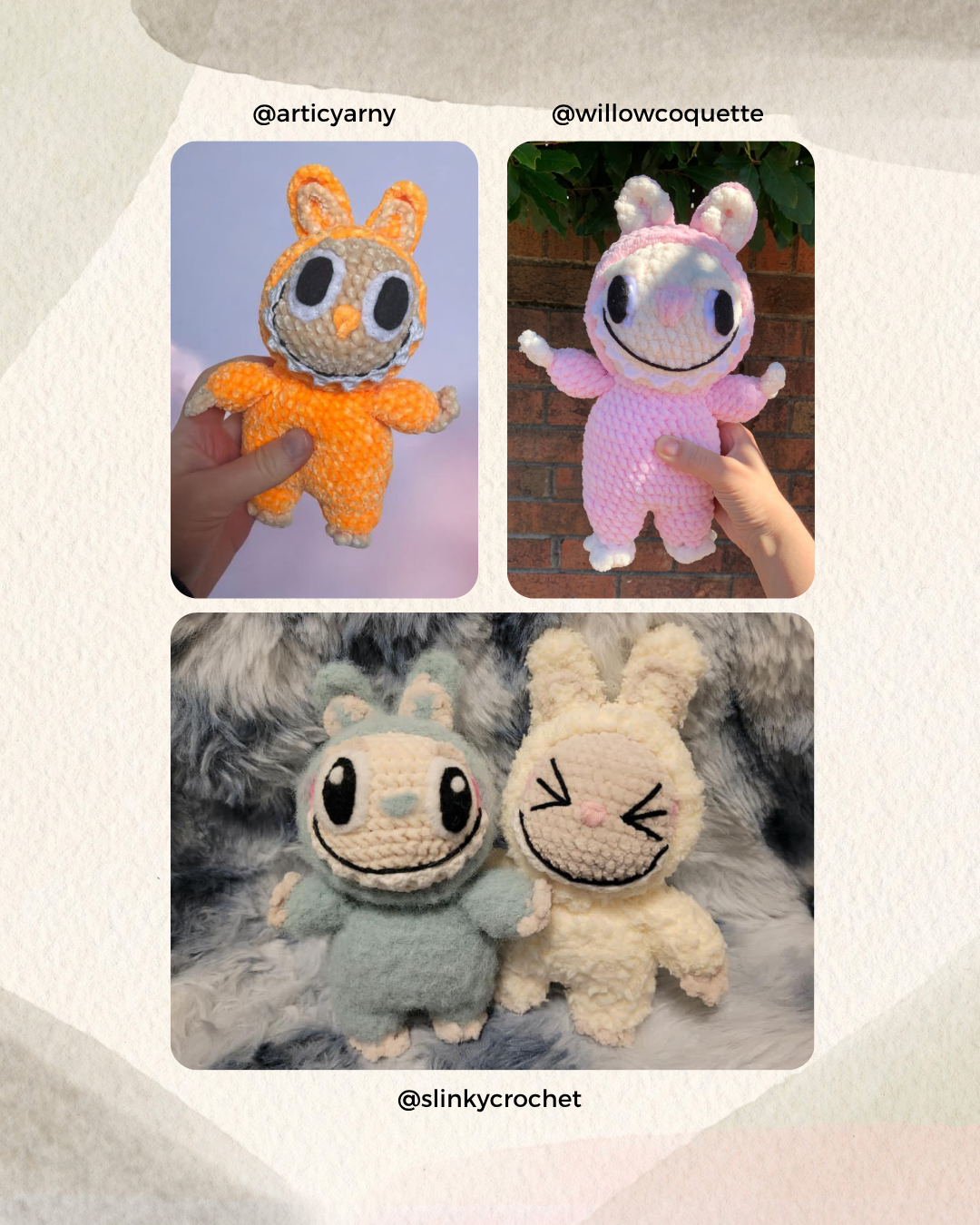 Labubu Crochet PDF Pattern