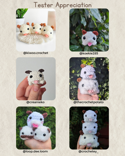 Mini-Poro-Häkelmuster, kostenloses PDF