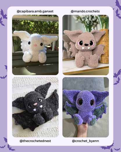 Bruce el Murciélago Patrón PDF de Crochet