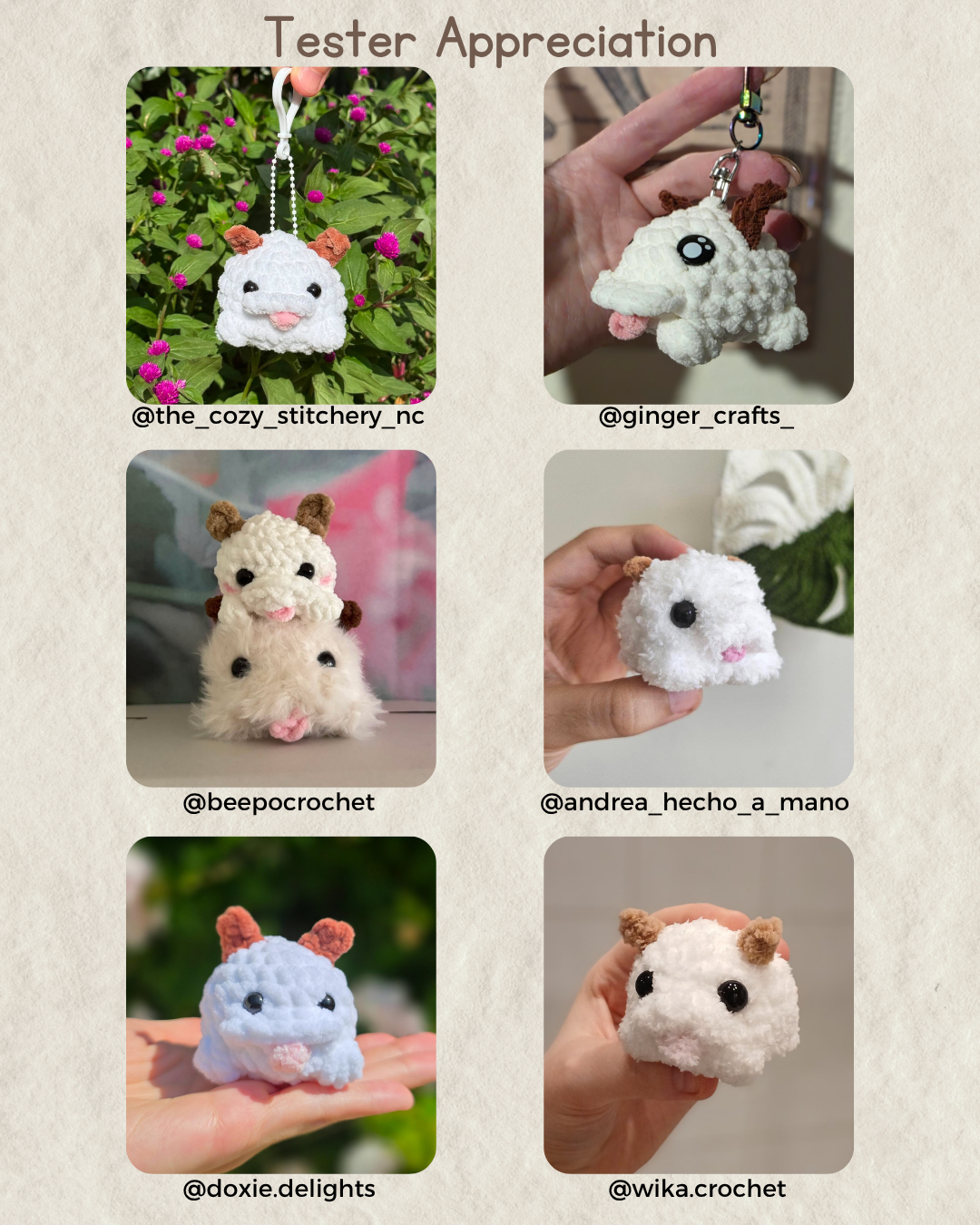 Mini-Poro-Häkelmuster, kostenloses PDF