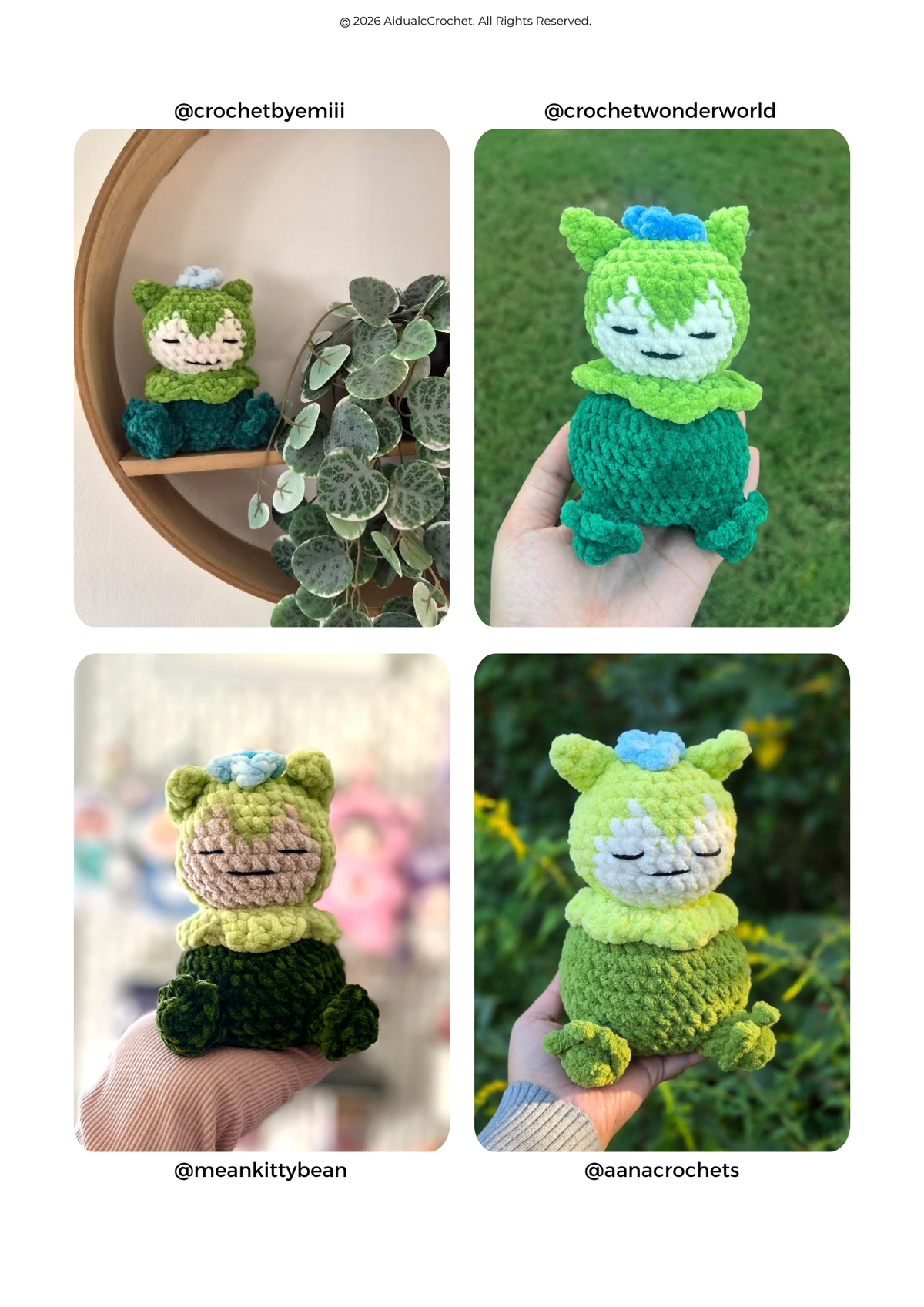 Mosslax Patrón PDF de Crochet