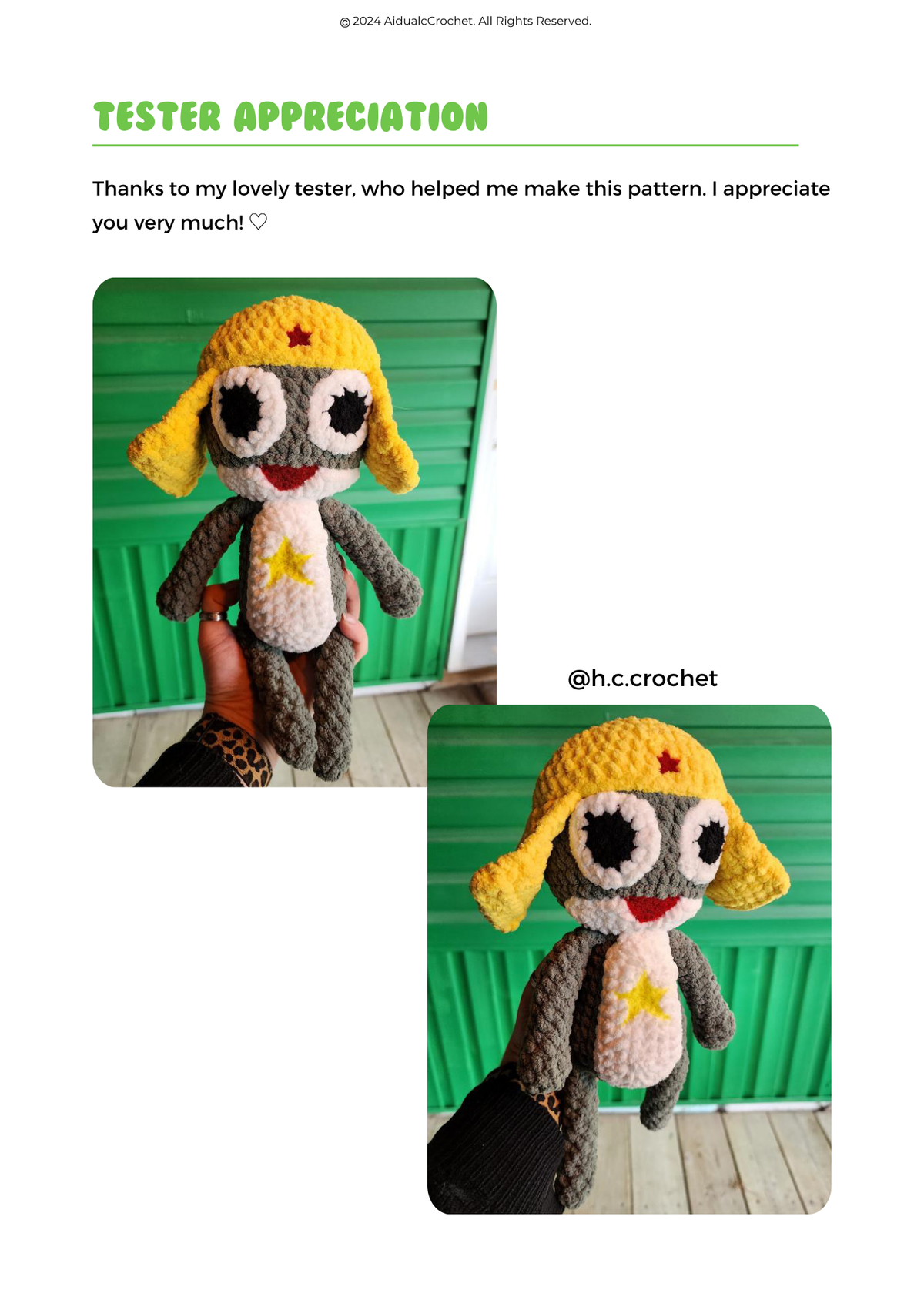 Keroro Patrón PDF de Crochet