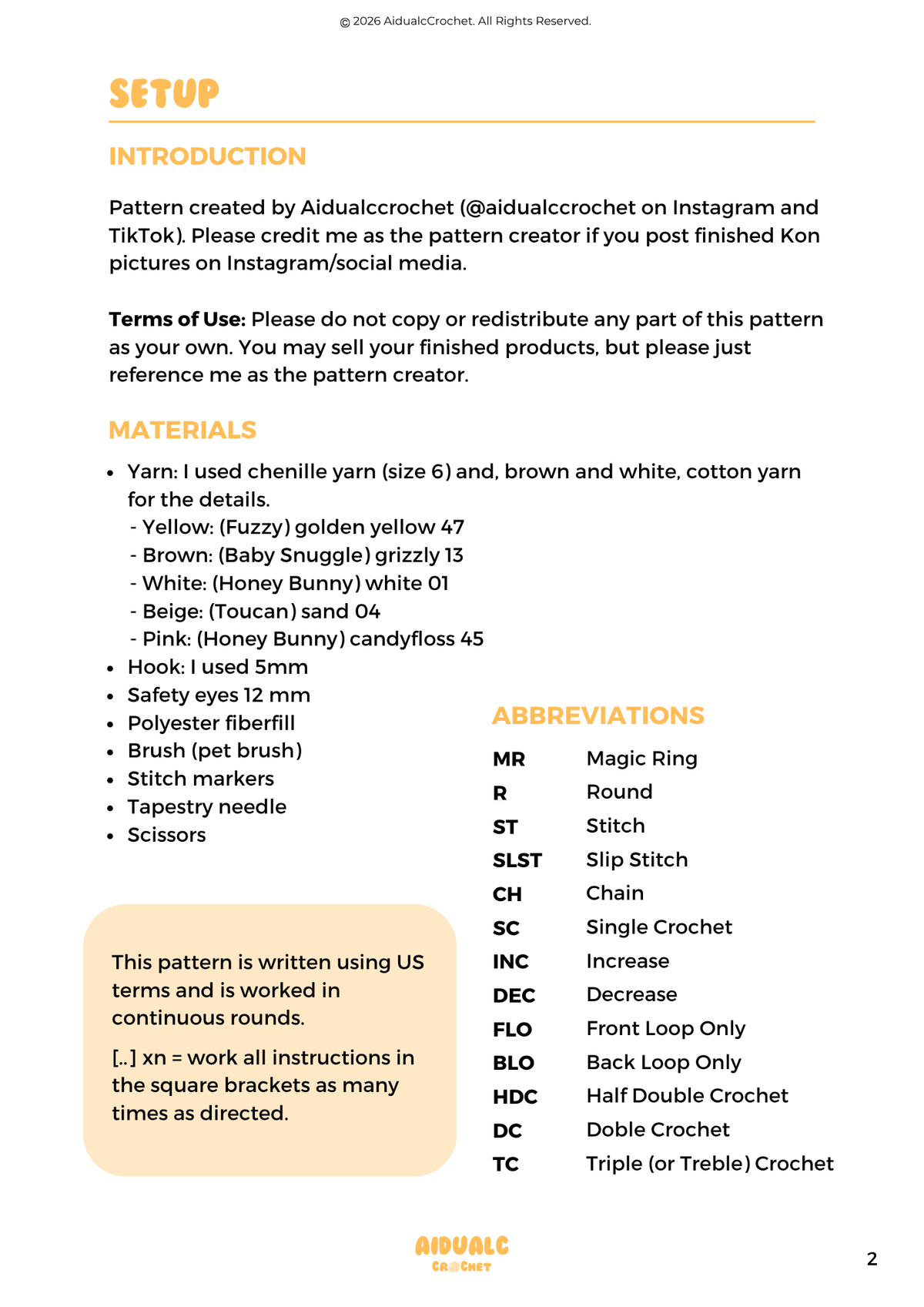 Kon Patrón PDF de Crochet