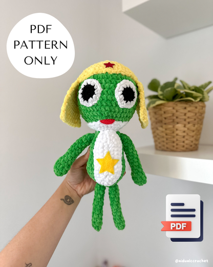 Keroro Patrón PDF de Crochet