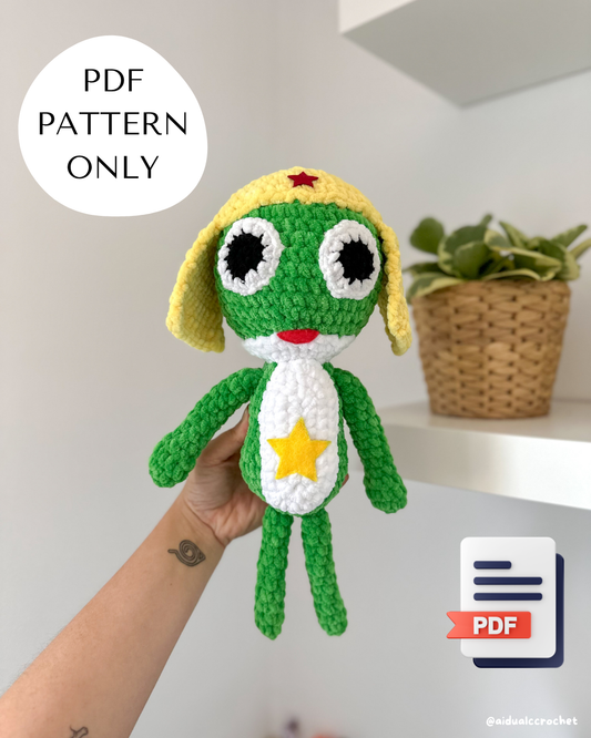 Keroro Crochet PDF Pattern